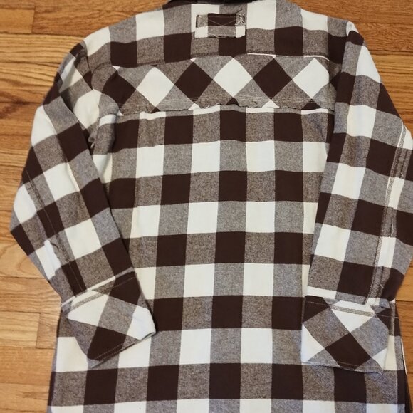 Free People We the Free So Long Summer Plaid Top XS NWT Chocolate Brown - Picture 7 of 7